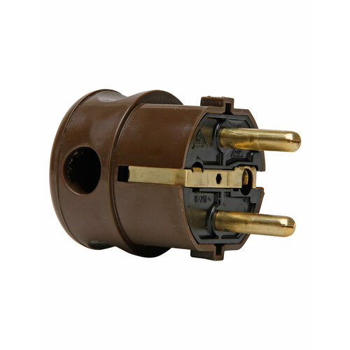 Евровилка с боковым выходом KOPP 250В 16А цвет коричневый 410₽