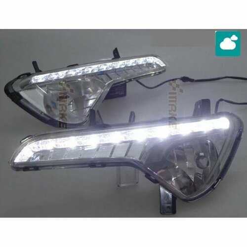 Противотуманные фары с ДХО для Kia Sportage 3 2010-16