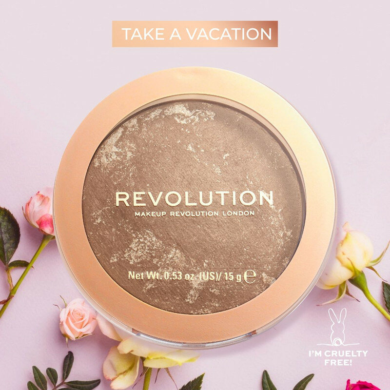 MAKEUP REVOLUTION Бронзер для лица BRONZER RELOADED, Take a Vacation: компактный, сухой