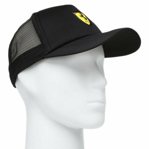 Бейсболка PUMA, размер б/р, черный бейсболка kershaw red black mesh trucker cap модель capker181