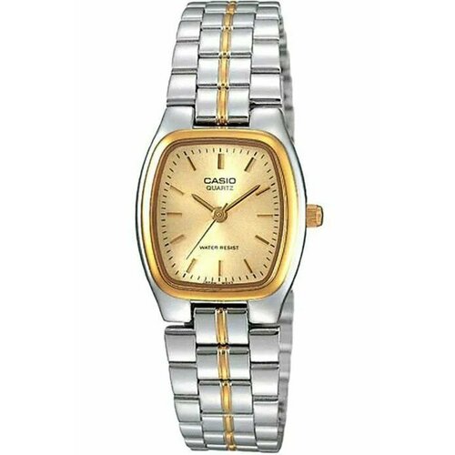фото Наручные часы casio, серебряный, золотой