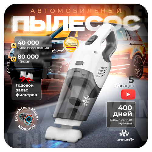 Мощный беспроводной пылесос для автомобилей White Rock 630000₽