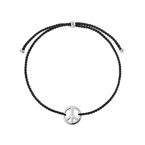 Браслет WANNA?BE!, серебристый, черный