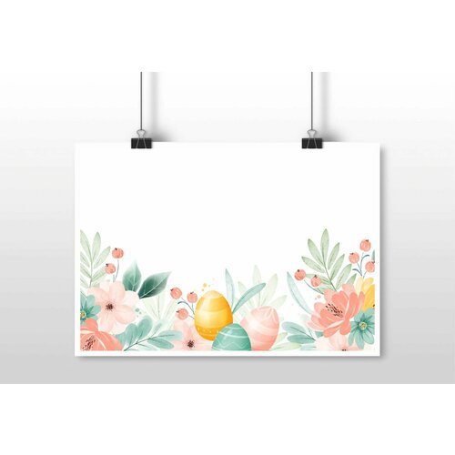 Плакат Mewni-Shop А2 принт Пасха - 0001 780₽