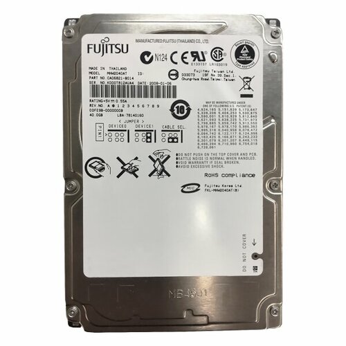 Жесткий диск Fujitsu MHW2040AT 40Gb 5400 IDE 25 HDD 7010₽