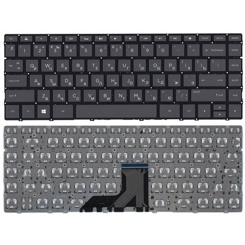 Клавиатура для ноутбука HP Envy 13-AD черная с подсветкой клавиатура для ноутбука hp envy 13 d золотистая с подсветкой