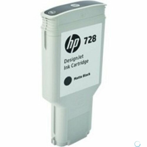 HP F9J68A Картридж №728, Matte Black {DJ T730/830 (300 мл.)}