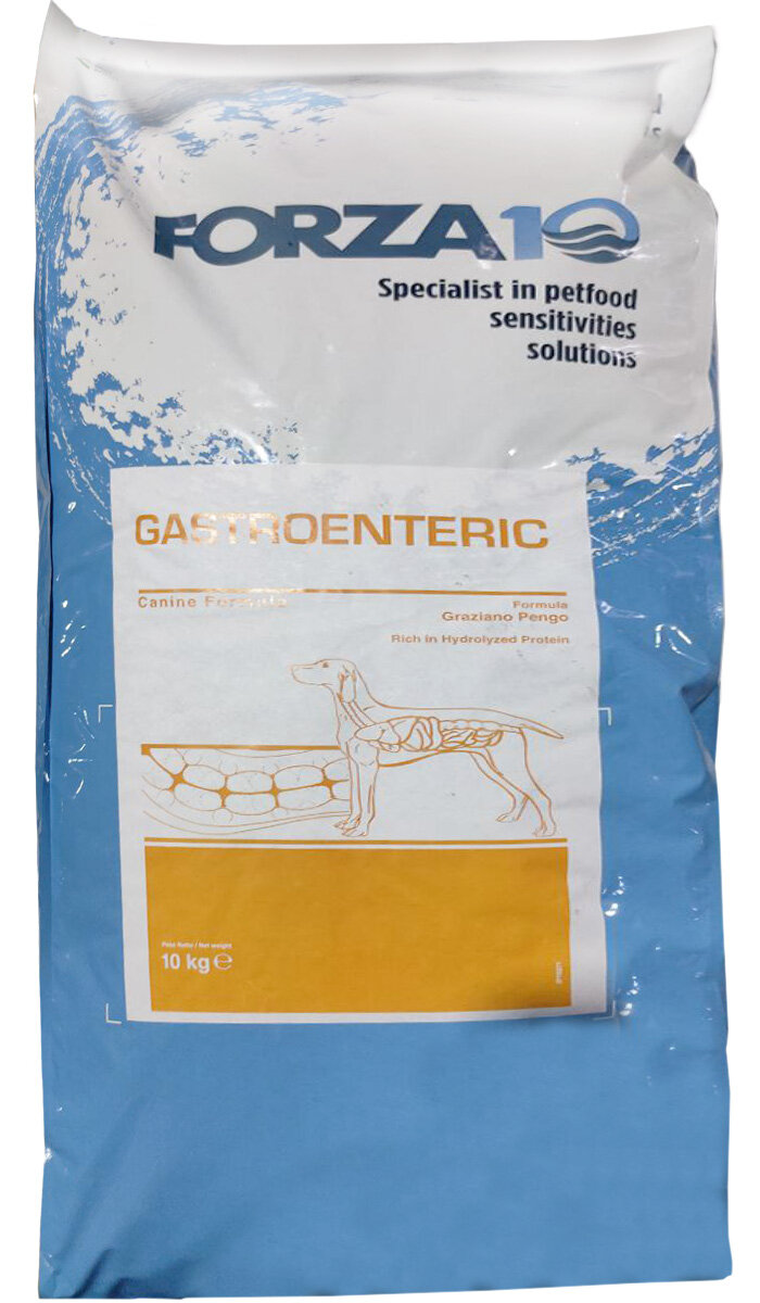 Forza10 Active Line Gastroenteric сухой корм для взрослых собак при острых проблемах желудочно-кишечного тракта - 10 кг