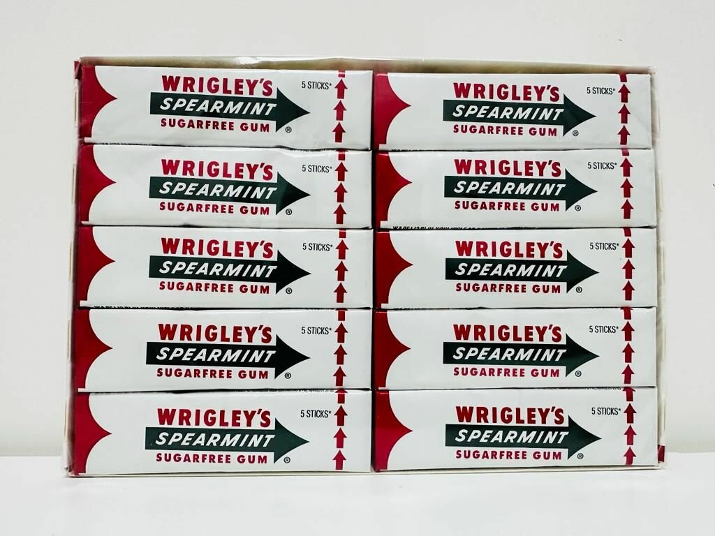 Жевательная резинка Wrigleys Spearmint 13г Ригли - фото №8