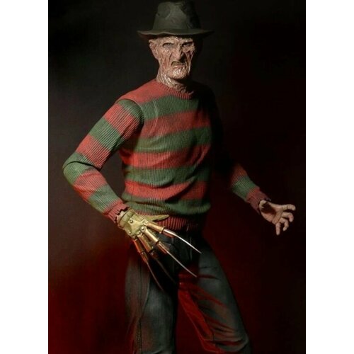 Коллекционная огромная фигурка NECA с аксессуарами Фредди Крюгер/Nightmare on Elm Street. Freddy's Revenge (К/ф Кошмар на улице вязов) 50 см