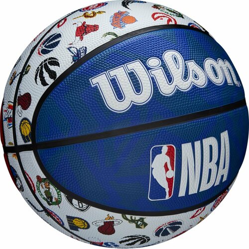баскетбольный мяч wilson nba all team wtb1301xbnba р 7 Баскетбольный мяч Wilson NBA ALL TEAM №7