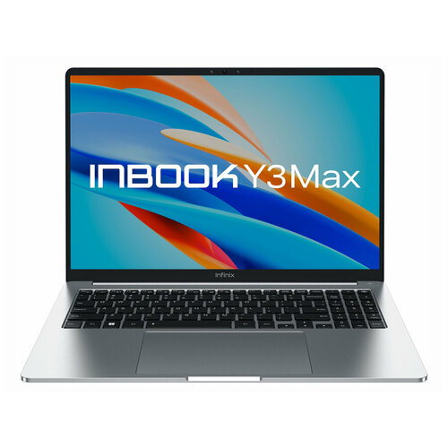 Ноутбук Infinix INBOOK Y3 MAX YL613 (71008301569) 16.0 Core i5 1235U Iris Xe Graphics eligible 8ГБ SSD 512ГБ Без ОС Серебристый ноутбук infinix inbook y3 max yl613 i5 1235u 16gb 512gb silver