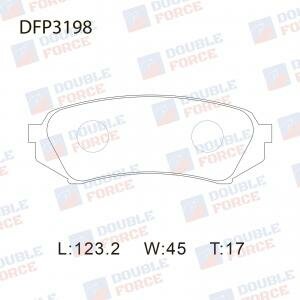 Колодки тормозные дисковые double force Double Force DFP3198