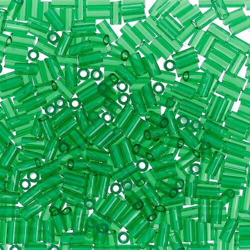 Бисер TOHO Bugle, №1, 3 мм, 5 штх5 г, №0007B, темно-зеленый