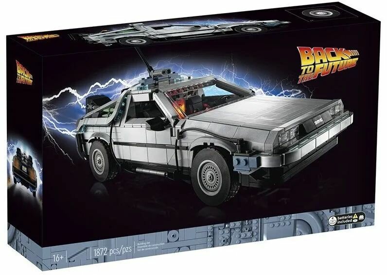 Конструктор "Машина из "Назад в будущее"" 1872 дет. 63006