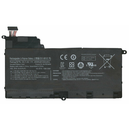 аккумулятор для ноутбука samsung 530u4b series 7 4v 6120mah pn aa pbyn8ab Аккумуляторная батарея для ноутбука Samsung 530U4B NP530U4B (AA-PBYN8AB) 7.4V 6120mAh