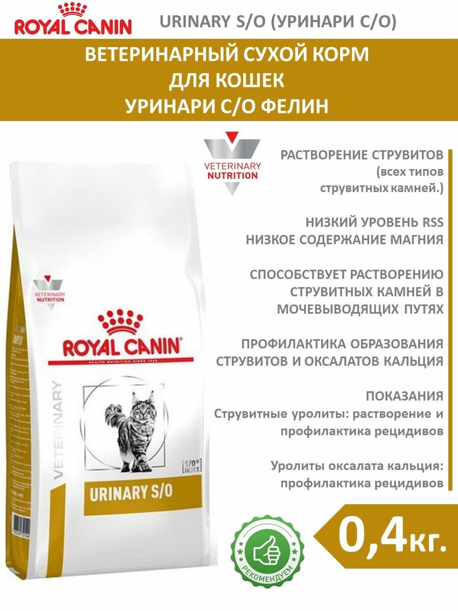 Royal Canin Urinary S/O Корм для Кошек при МКБ