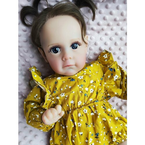 Коллекционная кукла Реборн 60 см (мягконабивная)