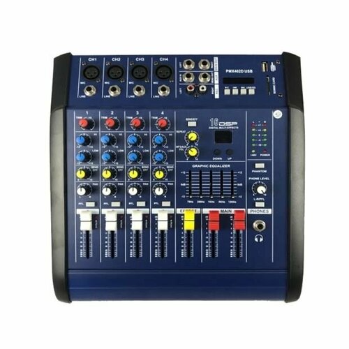 Микшерный пульт YAMAHA PMX402D USB, 4-х канальный