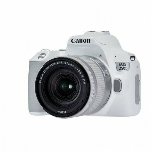 Зеркальный фотоаппарат Canon EOS 250D Kit EF-S 18-55mm f4-56 IS STM white 6576500₽