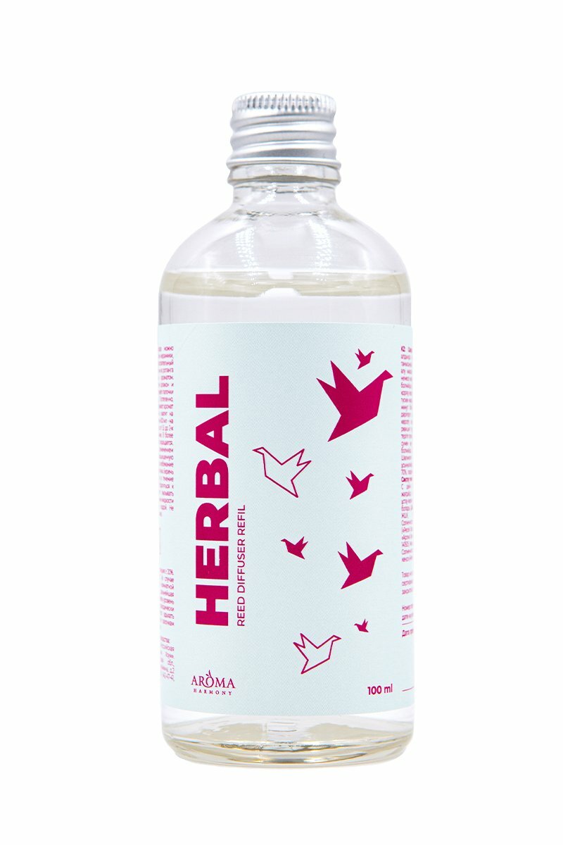 Наполнитель для диффузора Herbal 100 мл Aroma Harmony - фото №2