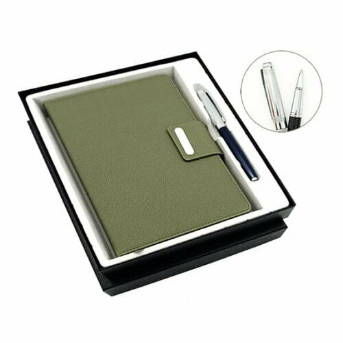 Набор подарочный DB-276 Записная книжка 1521см магнитный клапан зеленый ручка черныйсеребро в кк 328309 1306₽