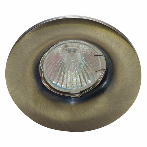 Светильник встраиваемый de fran апрос gu53 бронза 877₽