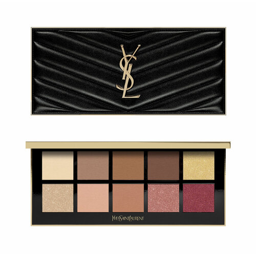 Палетка теней Yves Saint Laurent Couture Colour Clutch palette yeux 10 цветов, оттенок 5 Desert Nude