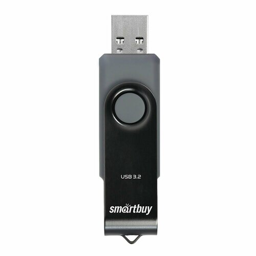 USB-флэшка Smart Buy Twist Dual Type-C/Type-A 3.1, 128 Гб, черная, 1 шт