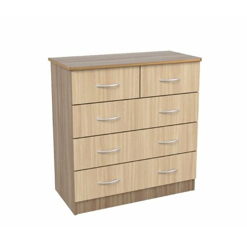 ЭКО Комод Дуэт 900 5 ящиков шимо светлыйшимо темный 8420₽