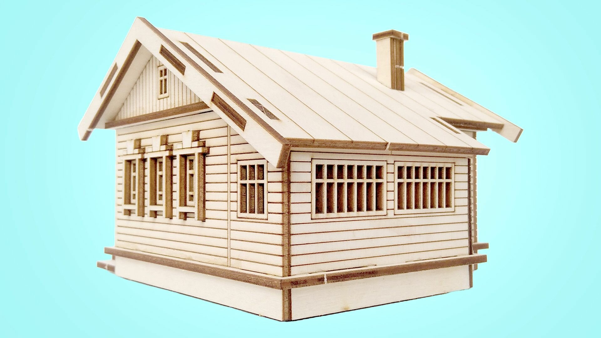 Дом избушка - Сборная модель — фото 1