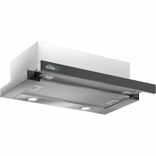 Вытяжка Elikor Интегра Glass 60Н-400-В2Д нержавеющая стальчерное стекло 940982 1047000₽