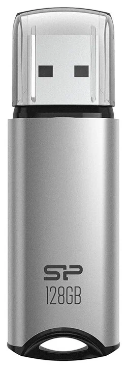 Оригинальная USB флешка 128Gb Silicon Power Marvel M02 silver USB 3.2 Gen 1