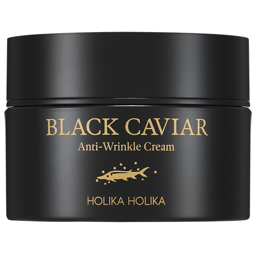 Holika Holika Black Caviar Anti-Wrinkle Cream Питательный крем-лифтинг для лица с черной икрой 50 мл 1 шт holika holika питательный крем для области вокруг глаз с черной икрой black caviar anti wrinkle eye cream