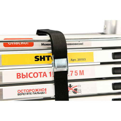 Стремянка-лестница телескопическая 2.1-3.85м 20103 Shtok - фото №20