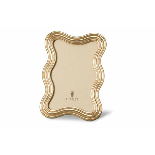Рамка для фото LObjet Пульсация 10х15 см латунь золотистая пк 33600₽