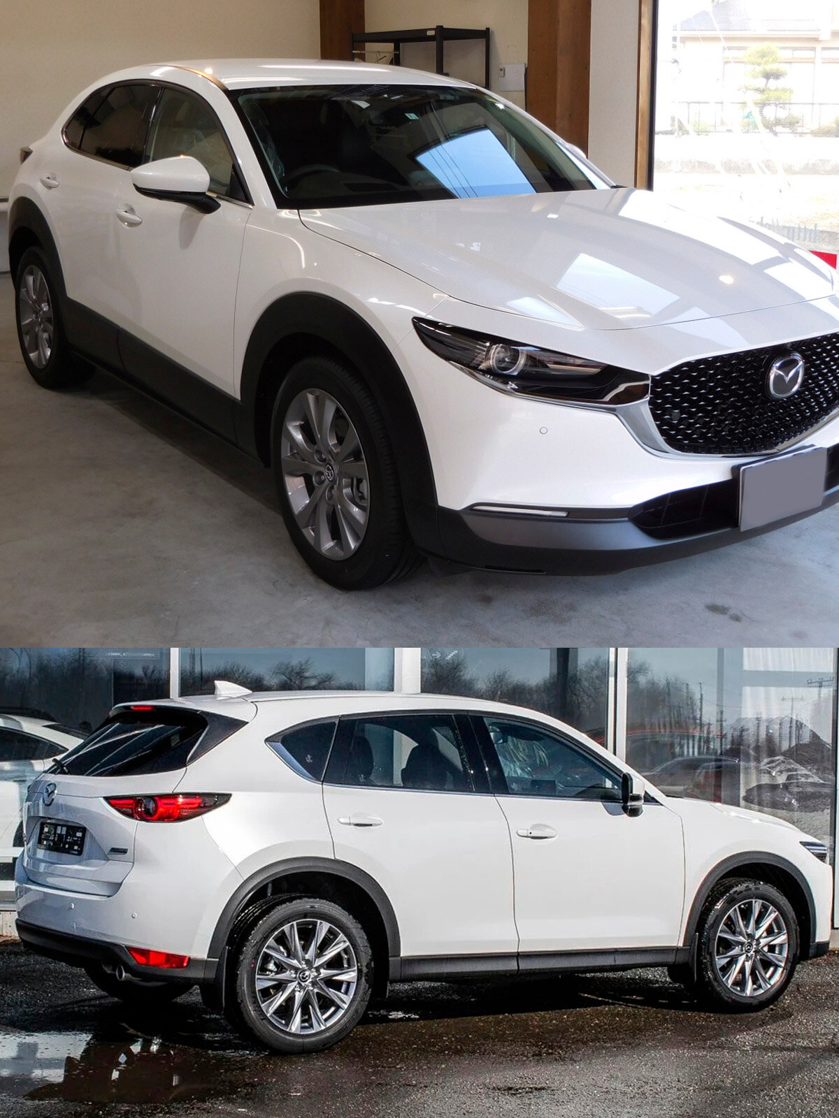 Эмаль для подкраски авто по коду- 25D для Mazda Белый перламутр, Snowflake White, 6 предметов — фото 1