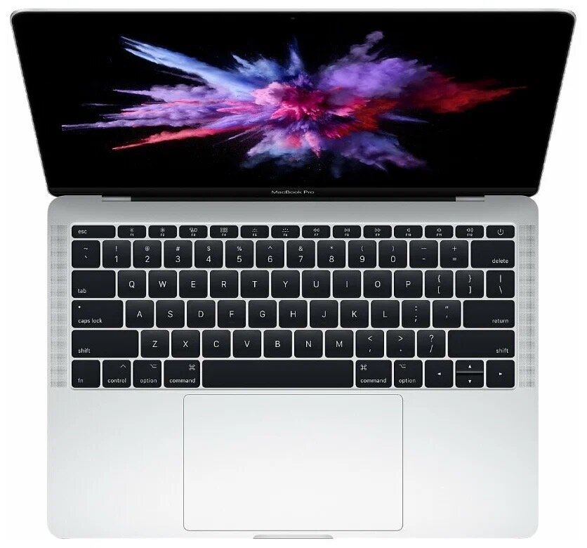 13.3" Ноутбук Apple MacBook Pro 13 Mid 2017 2560x1600, Intel Core i5 2.3 ГГц, RAM 8 ГБ, LPDDR3, SSD 128 ГБ, Intel Iris Plus Graphics 640, macOS, MPXU2RU/A, серый