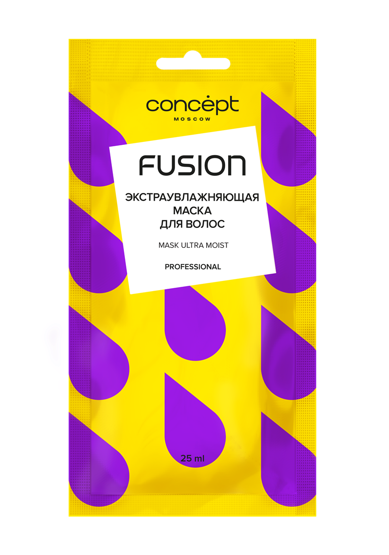 Маска для волос Concept Fusion экстра-увлажнение Ultra Moist, 25 мл - фото №5