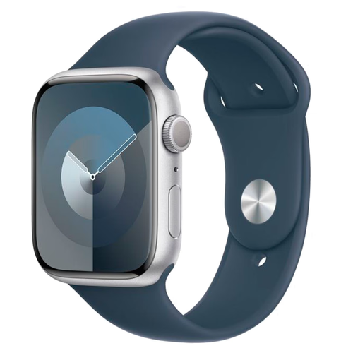 Часы Apple Watch Series 9 41mm серебряный алюм рем синий MR903 Global 4867000₽
