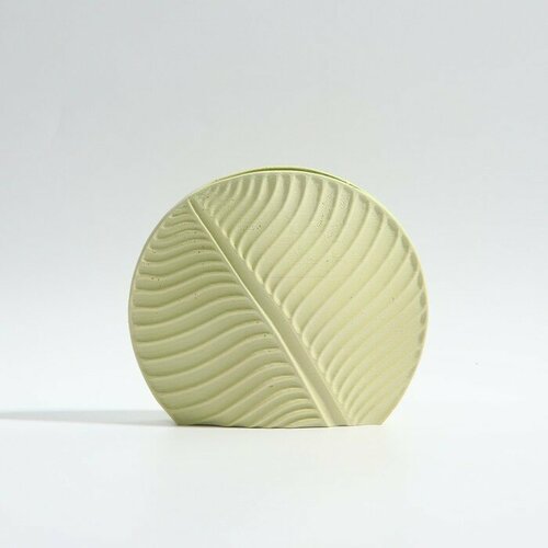 SEE YOU HOME Ваза для цветов декоративная Лист салатовая 15 х 14 х 2 см 3380₽