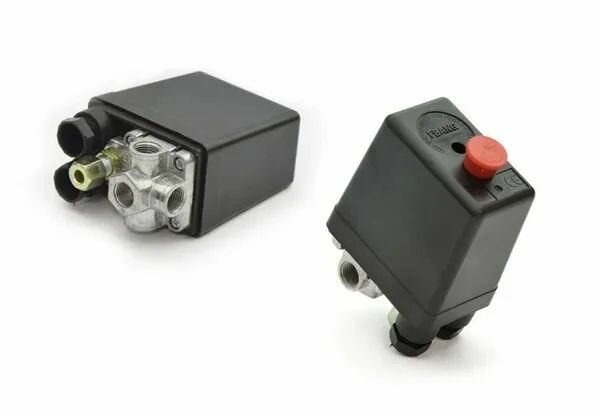 фото Реле давления для компрессора 220 в 4 выхода