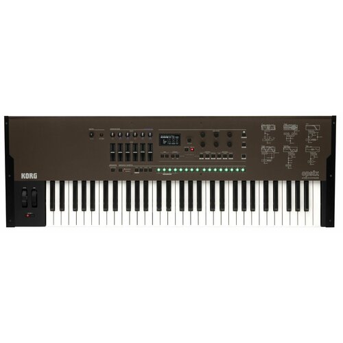 Цифровой синтезатор KORG OPSIX SE коричневый