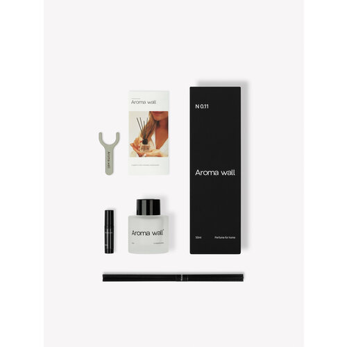 Диффузор для дома N.011 (Розовый перец, Апельсин и Розмарин) Aroma Wall, 50ml