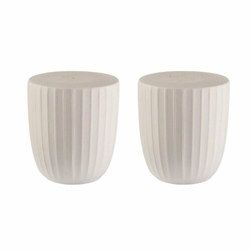 Набор для специй BILLIBARRI Carve Matt солонка и перечница фарфор 550₽