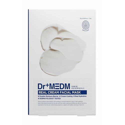 DRMEDM Тканевая крем-маска для лица 5х25 г 1220₽