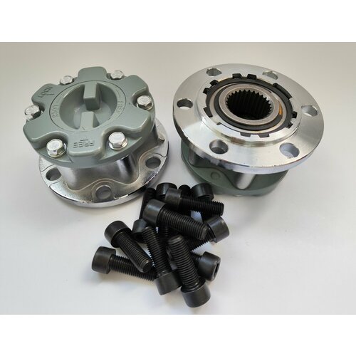 Колесные хабы (2шт+12 болтов) MITSUBISHI Pajero, Triton/L200, Pajero Sport, Delica, HYUNDAI Galloper, Starex, Terracan, DERWAYS Aurora / Паджеро / Монтеро / Делика / Старекс / Терракан / Муфты подключения переднего моста