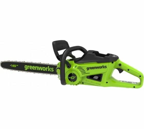Аккумуляторная цепная пила Greenworks 40V, бесщеточная, 2008807UB