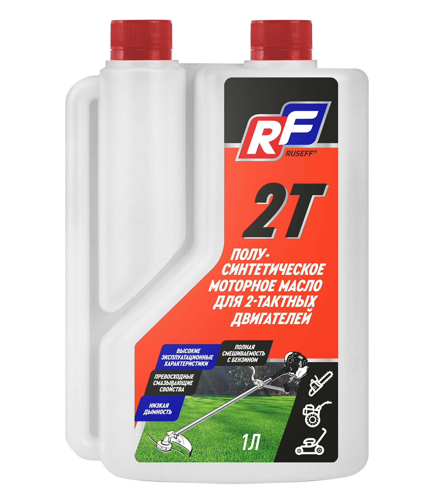 Масло Ruseff для 2-тактных двигателей 1л