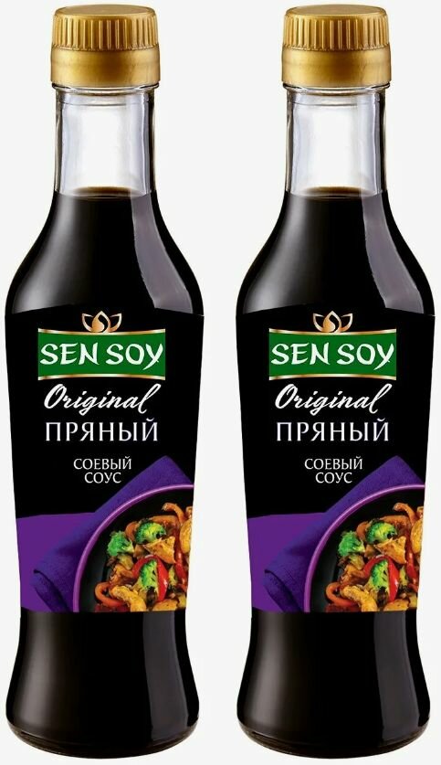 Соус соевый Sen Soy Пряный, стекло, 250 гр - 2 штуки
